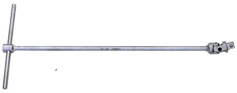 Chiave TI quadro maschio 1/4' snodata asta scorrevole FERMEC 581-1/4