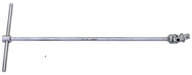Chiave TI quadro maschio 3/8' snodata asta scorrevole FERMEC 581-3/8