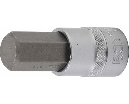 Chiave a bussola ESAGONALE mm 19x70 attacco 1/2' BGS
