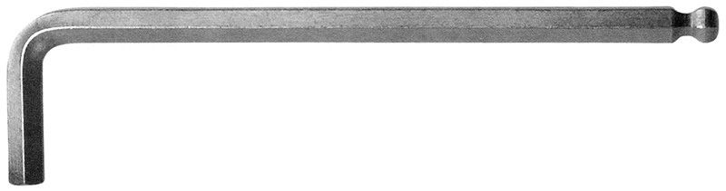 Chiave a brugola lunga mm 7 con testa sferica satinata FERMEC 302-7