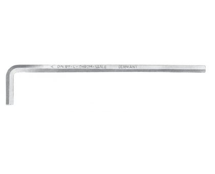 Chiave a brugola lunga mm 4,5 satinata FERMEC 911-L-4,5