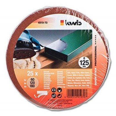 Dischi abrasivi, legno e metallo, autoadesivi, diametro 125 mm, forata KWB 491970