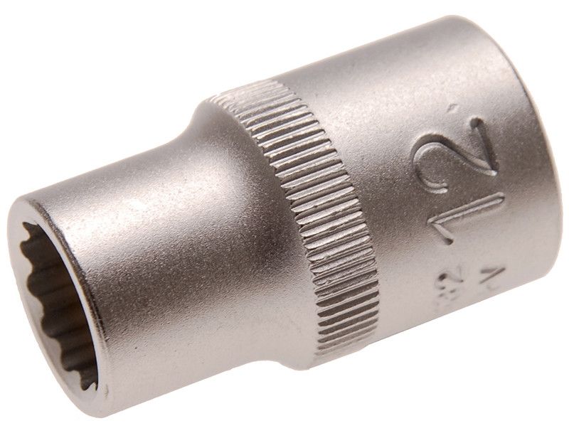 Bussola poligonale 1/2" x 12 mm satinata BGS10632