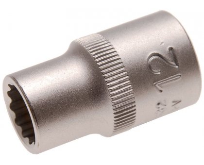 Bussola poligonale 1/2" x 12 mm satinata BGS10632