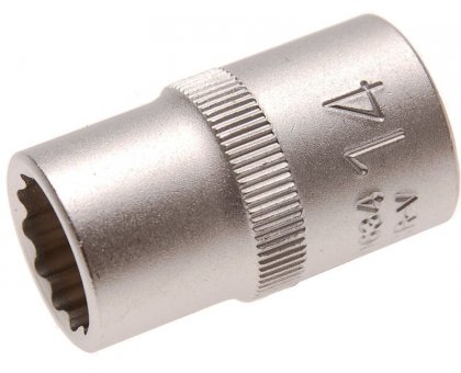 Bussola poligonale 1/2" x 14 mm satinata BGS10634