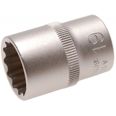 Bussola poligonale 1/2" x 19 mm satinata BGS10639