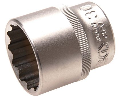 Bussola poligonale 1/2" x 19 mm satinata BGS10639