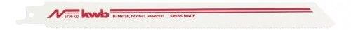 Set 2 lame per seghetto lavorazione metallo, acciaio, colorato metallo, alluminio, Profile, tubi, flessibile KWB 579500