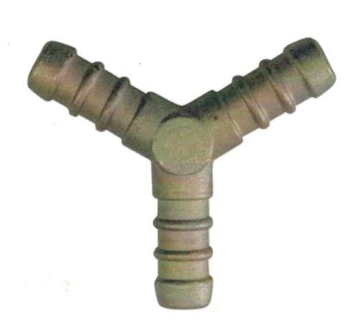 Portagomma 3 vie in ottone a Y per GAS METANO Ø 14 mm