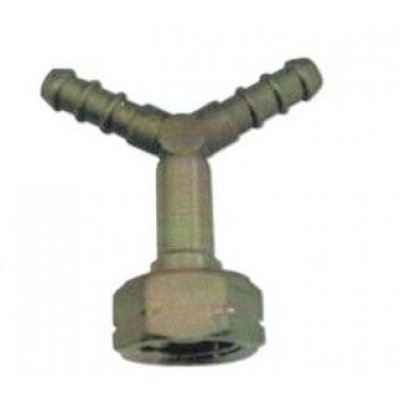 Crocera con dado a girello F 20x14 e due portagomma GPL