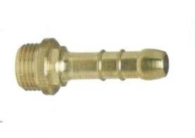 Portagomma diritto per tubo gas metano M 1/2" x 13 mm