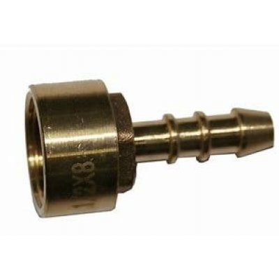 Portagomma diritto per tubo GPL F 1/2' x 9 mm