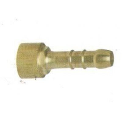 Portagomma diritto per tubo gas metano F 1/2' x 13 mm