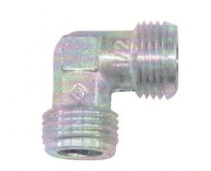 Gomito 90 gradi a sede piana MM 1/2"