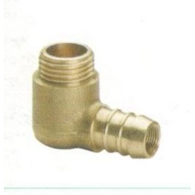 Portagomma gas metano curvo M 1/2' x 15 mm