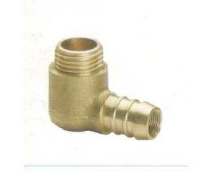 Portagomma gas metano curvo M 1/2' x 15 mm
