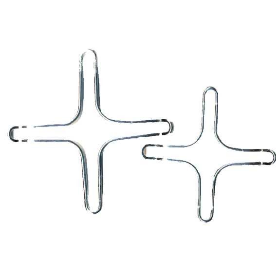 Reggipentola in filo cromato zincato mm 160