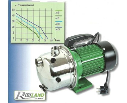 Pompa di superficie autoadescante per acque 970W pesca max7mt PRGJET101I