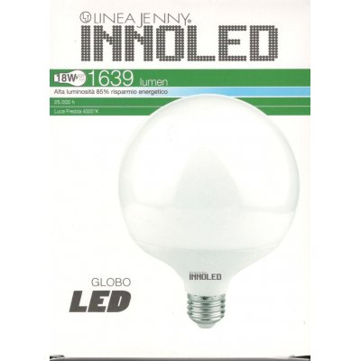 Lampadina LED GLOBO 18w E27 Luce naturale 4000 K
