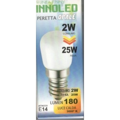Lampadina LED PERETTA OPALE 2w E14 Luce calda 3000 K