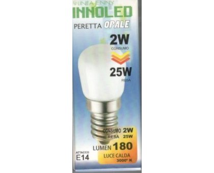 Lampadina LED PERETTA OPALE 2w E14 Luce calda 3000 K