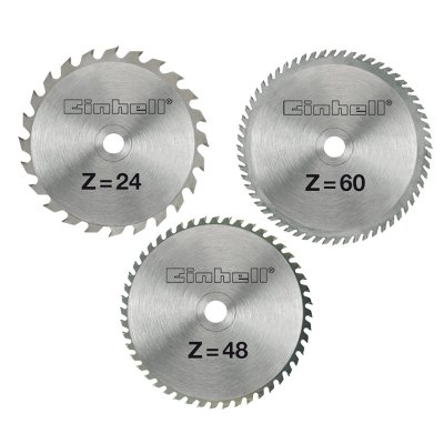 Set 3 Lame per Seghe, 210 x 30 x 2.5 mm Einhell 4502132