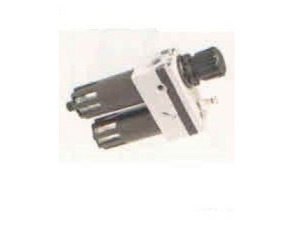 Gruppo filtro regolatore + lubrificatore (2pz) a tazze protette da 1/2' FM56