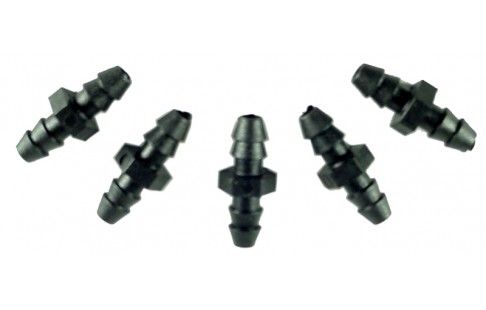 Innesto per microtubo capillare Ø 4 mm ad olivetta con doppia resca