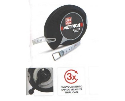 Rotella metrica nastro acciaio INOX mt 30 METRICA