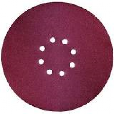 Disco abrasivo velcrato Ø 225 grana 80 8 fori per levigatrice per pareti