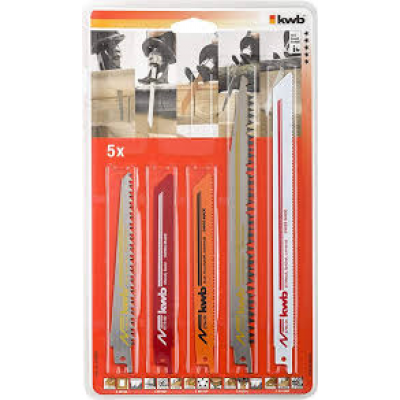 Set 5 lame per gattuccio KWB 576005