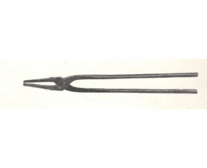 Tenaglia da forgia con becchi piatti diritti cm 60