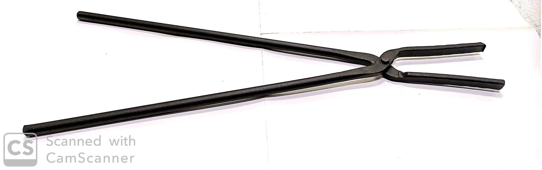 Tenaglia da forgia con becchi piatti diritti cm 60