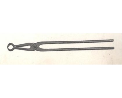 Tenaglia da forgia con becchi ad anello cm 60