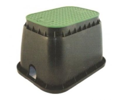 Pozzetto per impianti irrigazione plastica RETTANGOLARE STANDARD base mm 520x400