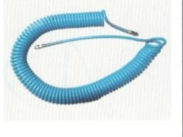 Spirale poliuretano mm 5,5x8 mt 5 raccordata con maschi girevoli 1/4'