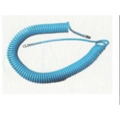 Spirale poliuretano mm 5,5x8 mt 10 raccordata con maschi girevoli 1/4'