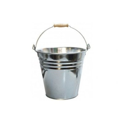 Secchio lt 12 in lamiera zincata diametro cm 30 altezza cm 29