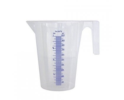 Caraffa graduata lt 1 trasparente n polipropilene PRESSOL