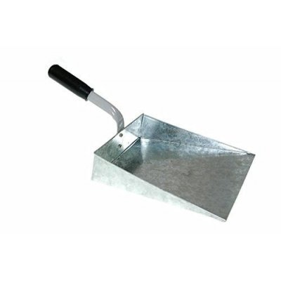 Paletta per polvere piana in lamiera zincata