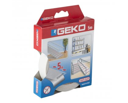 Nastro antiscivolo trasparente 25 mm x 5 m adesivo GEKO