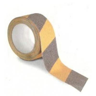 Nastro antiscivolo giallo/nero 50 mm x 10 mt adesivo