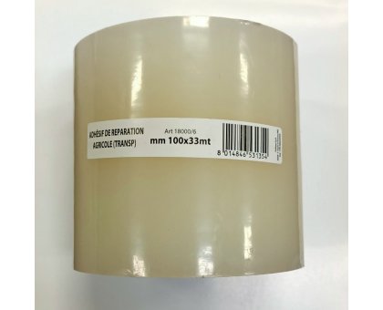Nastro trasparente ripara plastica e vetro mm 100 x mt 33
