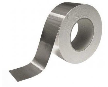 Nastro alluminio adesivo mm 50 x 50 mt per alte e basse temperature