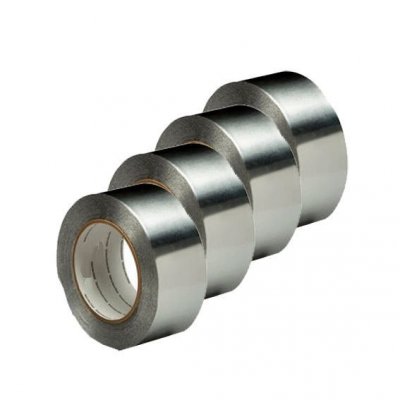 Nastro alluminio adesivo mm 50 x 50 mt per alte e basse temperature