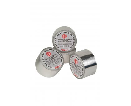 Nastro alluminio adesivo mm 75 x 50 mt per alte e basse temperature