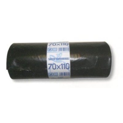 Sacchi immondizia nero cm 70 x 110 conf. pz 10