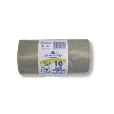 Sacco trasparente cm 70 x 110 confezione da pz 10