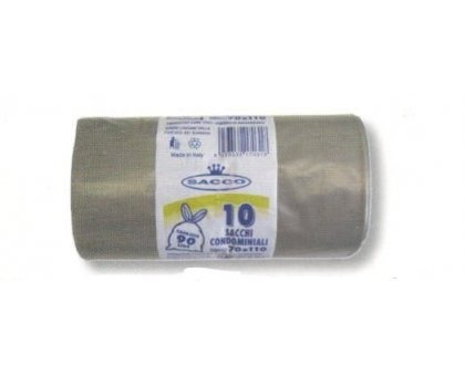 Sacco trasparente cm 70 x 110 confezione da pz 10
