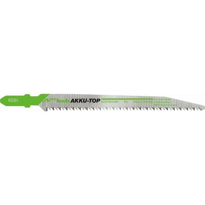 Set 2 lame seghetto per Legno DOWN CUT, Attacco a T 116 mm passo 1,9 KWB 623420